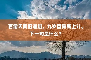 处处征胡人渐稀，山村寥落暮烟微。下一句是什么？