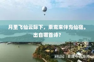 鸾旂掣曳拂空回，羽骑骖驔蹑景来。的意思及出处