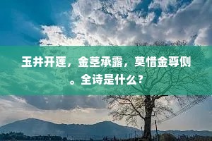 厨中玉馔盈金盘，方丈厌见嫌不餐。全诗是什么？