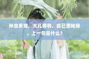 纤纤月，盈复缺，娟娟似眉意难诀。的意思及出处