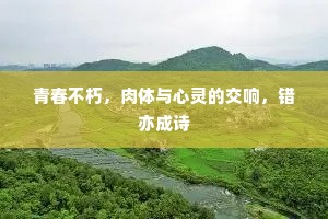青春不朽，肉体与心灵的交响，错亦成诗