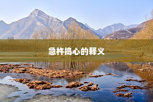 急杵捣心的释义