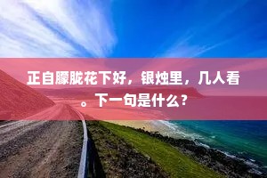 少年风味新吟动，老叟襟怀万事忘。出自哪首诗？