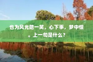 开晴便作东山约，共赏烟霞放旷心。上一句是什么？