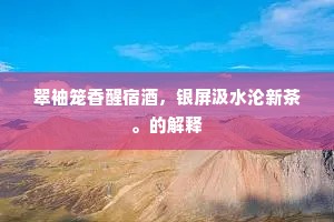 漂泊无定成语的解释