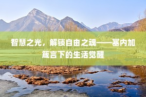 智慧之光，解锁自由之魂——塞内加箴言下的生活觉醒