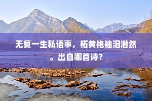 野水晴山雪后时，独行村落更相思。出自哪首诗？