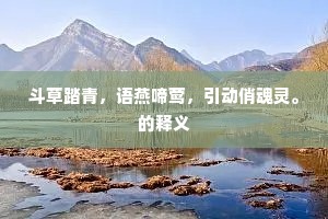 无端寂寂春山路，雪打溪梅狼藉香。的解释