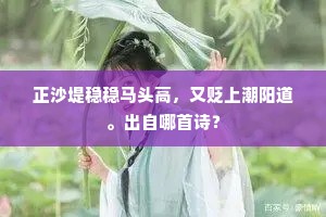 昔岁芳声到童稚，老来佳句遍公卿。的意思及出处