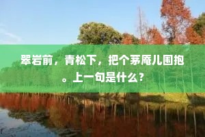 闲眠晓日听鶗鴂，笑倚春风仗辘轳。上一句是什么？