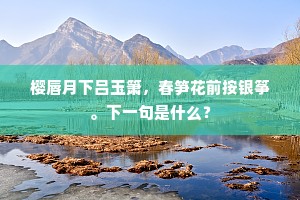 歌听紫鸾犹缥缈，语来青鸟许从容。下一句是什么？