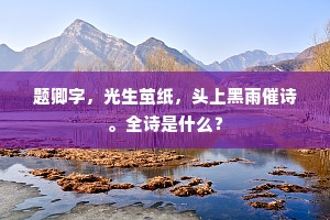 同舍尽归身独在，晚风开印叶萧萧。的意思及出处