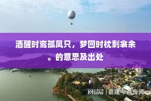 恶怜风景极交亲，每恨年年作瘦人。的意思及出处