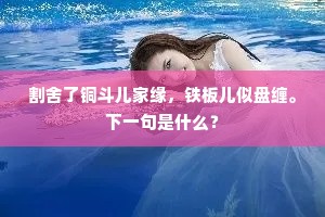 神仙天下亦如此，况我戚促同蜉游。上一句是什么？