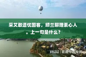 犹胜黄金买碑碣，百年名字已烟埃。下一句是什么？