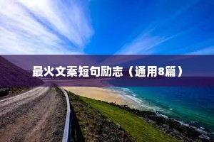 经典的人生励志语录精选 二 （精选100句）