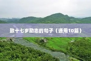 工作正能量励志句子（精选50句）