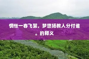 大红大绿成语的拼音