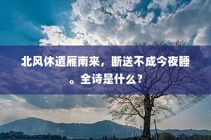少小为儒不自强，如今懒复见侯王。上一句是什么？
