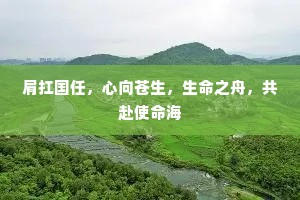 肩扛国任，心向苍生，生命之舟，共赴使命海