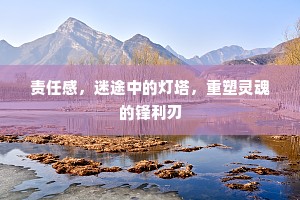 责任感，迷途中的灯塔，重塑灵魂的锋利刃