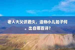 声有感，神无方，连天云水无津梁。全诗是什么？