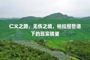 仁义之路，无伤之境，柏拉图哲语下的现实镜鉴