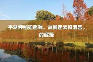 粉饰太平成语的解释