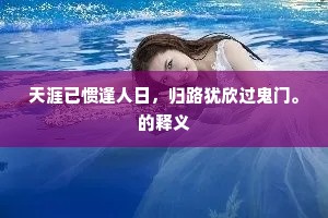 干戈谩道因天意，渭水高人自钓鱼。的意思及出处
