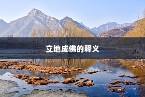立地成佛的释义