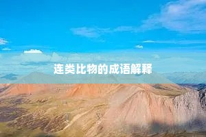 连类比物的成语解释