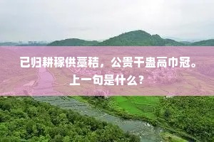 雌堂夕宴沈宾辖，绿野春耕驻使旗。的意思及出处