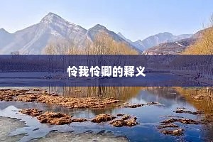 怜我怜卿的释义