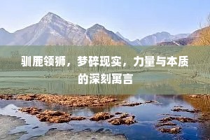 驯鹿领狮，梦碎现实，力量与本质的深刻寓言