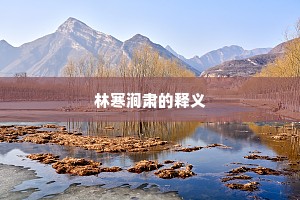 林寒涧肃的释义