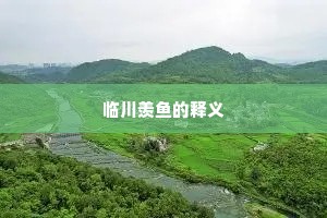 临川羡鱼的释义