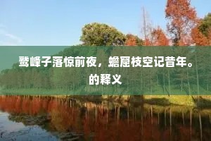 故人行役向边州，匹马今朝不少留。的解释