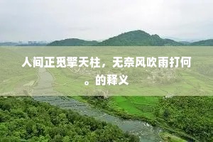 贯颐备戟成语的解释