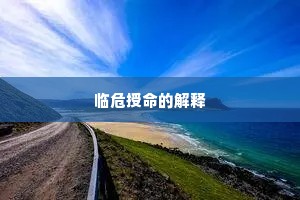临危授命的解释