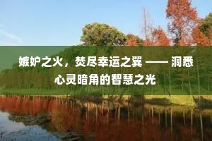 嫉妒之火，焚尽幸运之翼 —— 洞悉心灵暗角的智慧之光