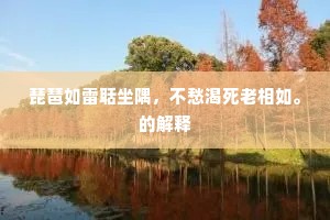 神之居兮寂莫，乃有好事兮出空谷。的解释