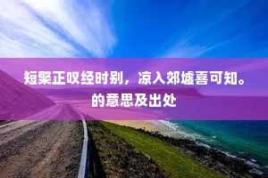 在昔韩王亦无辈，竟卖钟离足长喟。的释义