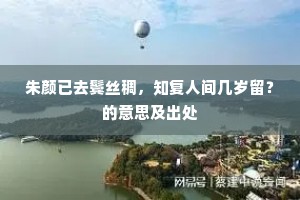 鹤子梅妻成语的解释