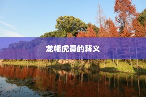 龙幡虎纛的释义
