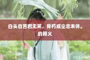千山月午乾坤昼，一壑泉鸣风雨秋。的解释
