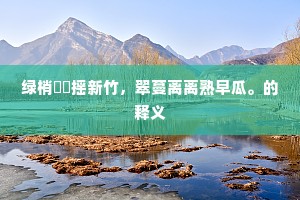 几何舟楫随风去，唯有渔人得自由。下一句是什么？