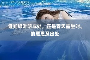 浮云稍助春来暗，薄日迟回午后明。上一句是什么？