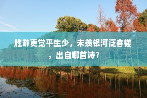 有客尝谈解散川，偶因晴景到山前。上一句是什么？
