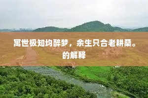 农谢神去祝彻之，庭前匕割弃余遗。的解释