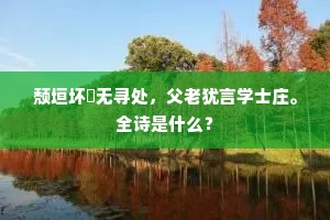 鉴面只知西子姣，照心难见比干真。下一句是什么？